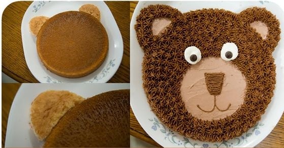 торт-медведь