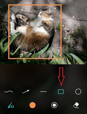 Как на фото обвести объект в Андроид
