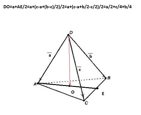 Нарисуйте тетраэдр dabc изобразите на рисунке векторы ab bc cd bc