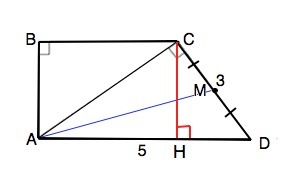 Диагональ ас прямоугольной трапеции авсд. Диагональ AC перпендикулярна CD. Трапеция с углом 90 градусов. Угол трапеции равен 90 градусов. Диагонали трапеции 90 градусов.