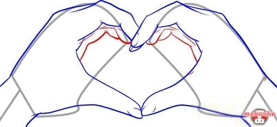 Как нарисовать сердце Как нарисовать сердце поэтапно как нарисовать валентинку Как нарисовать сердце из рук