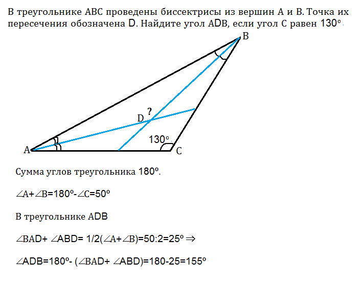 Биссектрисой треугольника проведенной из данной вершины. Биссектриса треугольника ABC. Проведите биссектрису треугольника. В треугольнике проведена биссектриса. Угол при пересечении биссектрис.