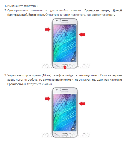 описание сброса настроек