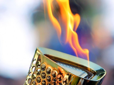 эстафета олимпийского огня в Махачкале 27 января 2014 года