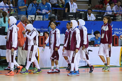 текст при наведении - сборная Катара по баскетболу