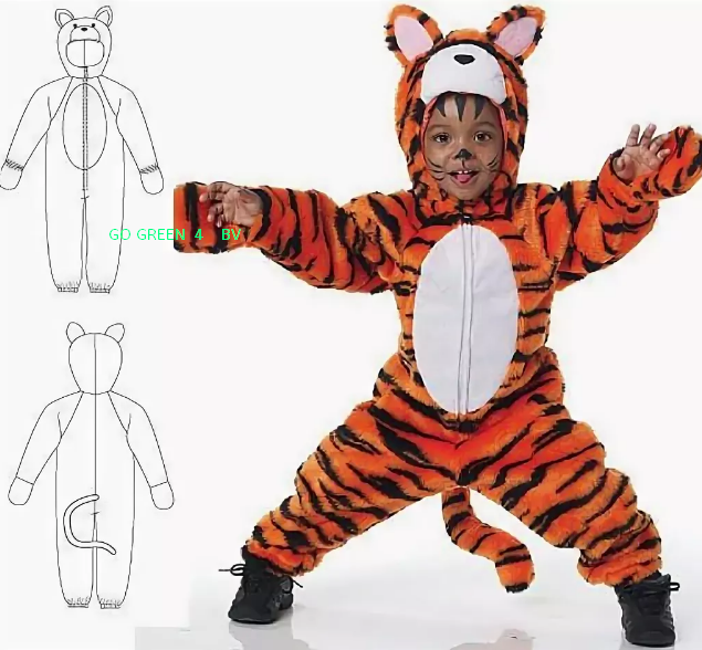 как сделать костюм тигра своими руками
