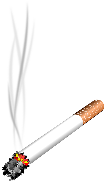 тлеющая сигарета,как не стряхнуть пепел