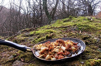 горячий обед в лесу, как приготовить