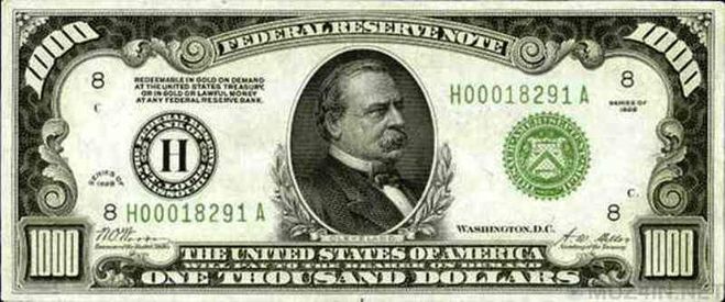 1000 долларов США 1890 года