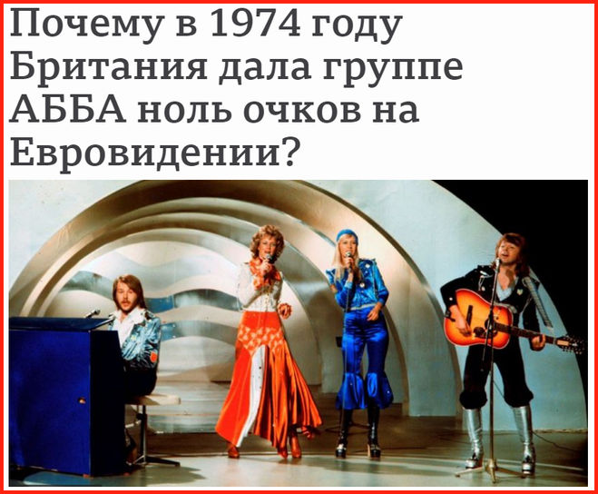 ABBA на Евровидении-74