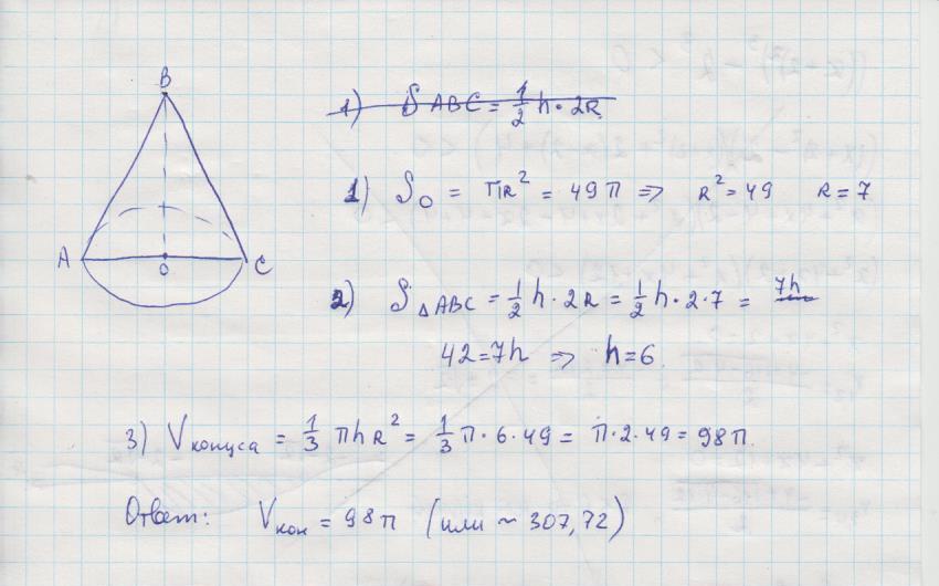 Площадь сечения конуса через площадь основания. Площадь основания конуса 16п высота 6 Найдите площадь осевого сечения. Площадь основания конуса 16п. Площадь осевого сечения конуса равна 42. Площадь основания конуса 16п высота 6.