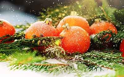 "мандариновое настроение" на Новый год и Рождество своими руками