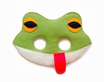 костюм лягушки на  новый год маска