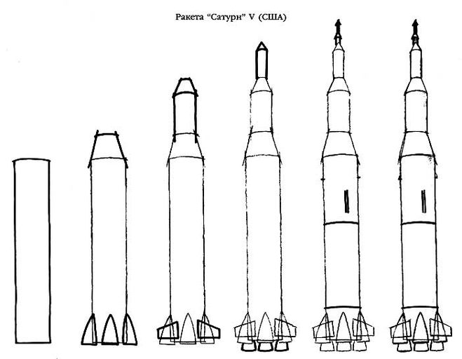 как нарисовать космическую ракету, как нарисовать космос, как нарисовать космический корабль
