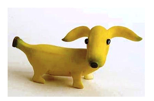 собака из банана
