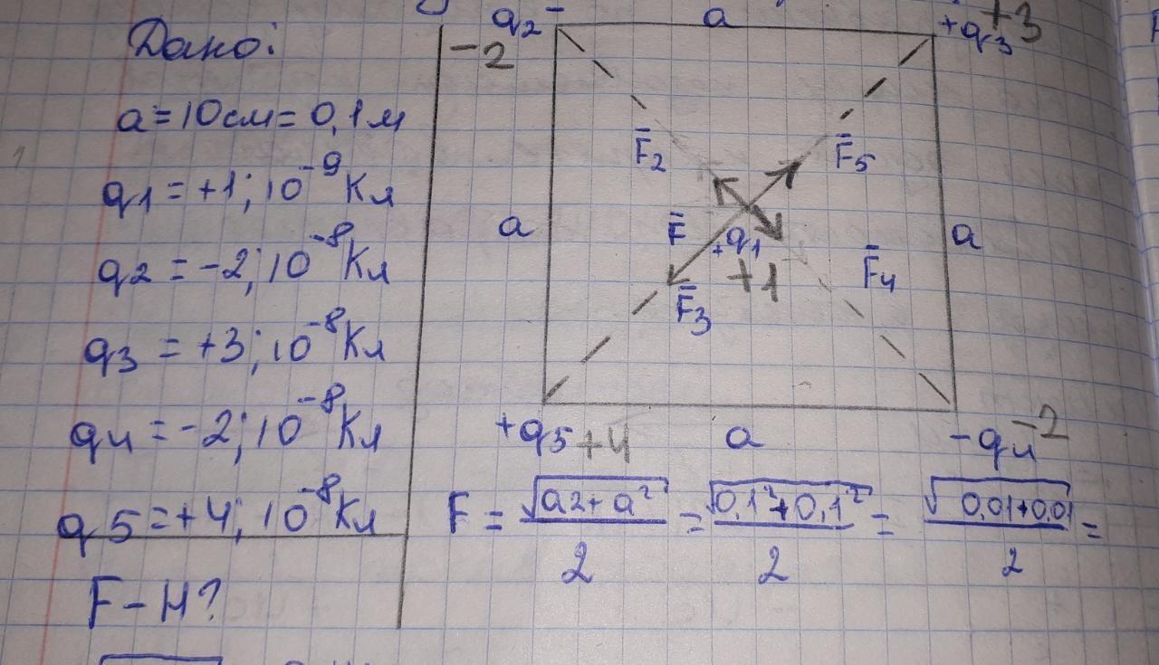 F q1 q2 r 2 найти q1. Q1= 1*10 -7 q2=5*10 -8 q3=1*10 -8 r=0,1 м. Найдите силу с которой на заряд q1. Q1 5 10 8кл q2= 12 10-8. Электрические силы действующие на пробный заряд q.