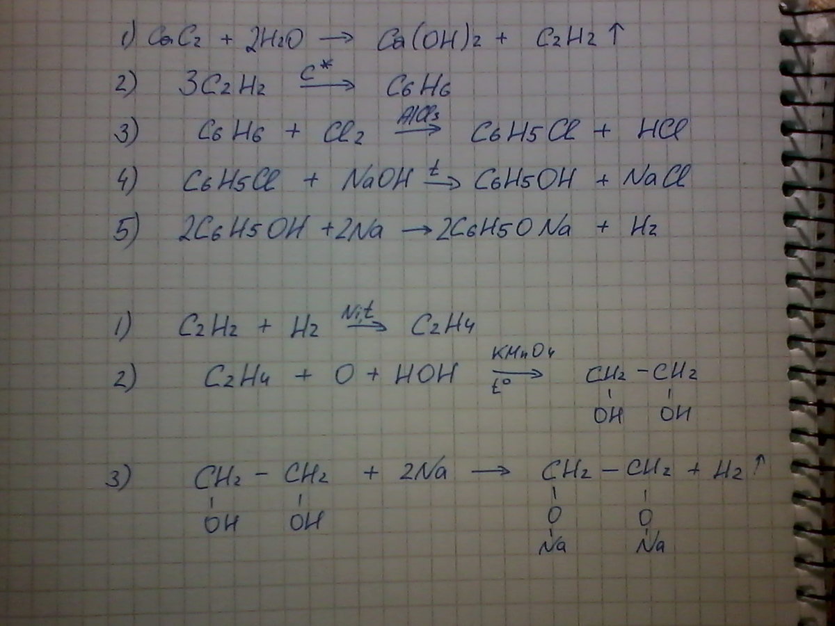 В схеме превращений cac2 x c6h6 веществом x