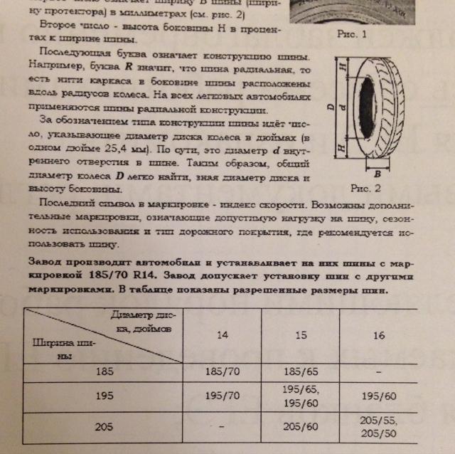 Какой наименьшей ширины шины можно устанавливать