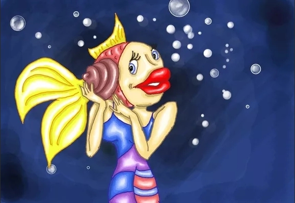 мультфильм в синем море в белой пене Морская принцесса кто поёт