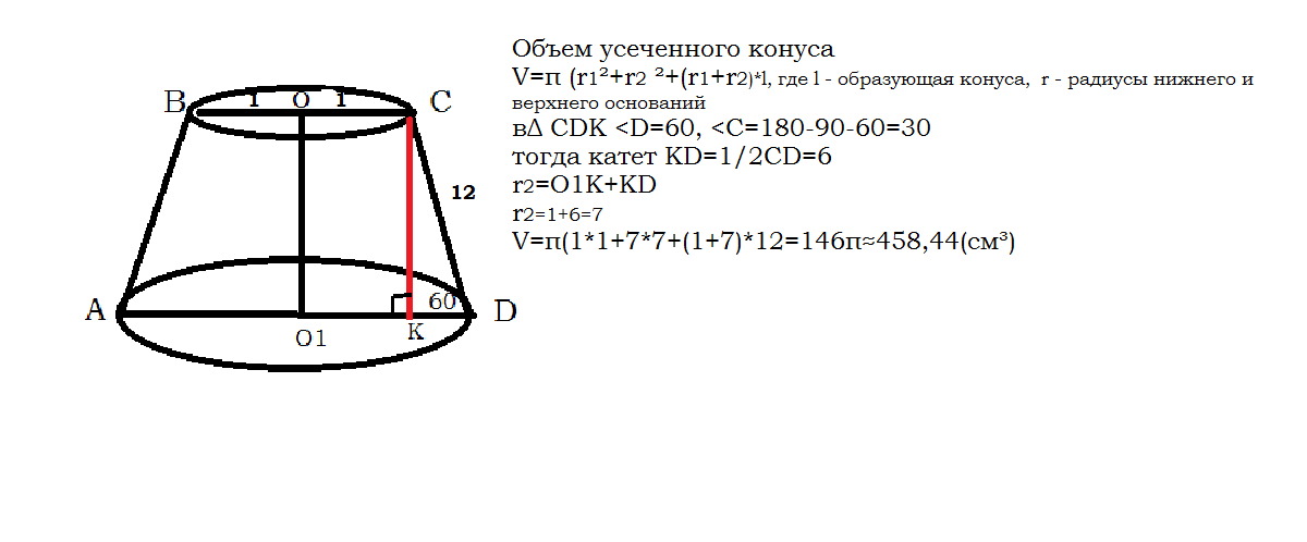 Найдите сторону меньшего основания. Радиусы оснований усечённого конуса 5 и 15 см. Прямоугольная трапеция вращается около меньшего основания. Прямоугольная трапеция вращается вокруг меньшей боковой стороны.. Прямоугольная трапеция вращается вокруг меньшего основания.