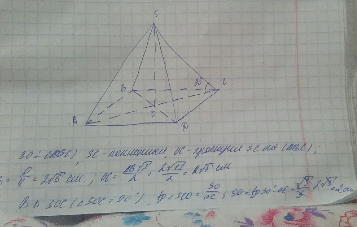 Боковое ребро наклонено к плоскости основания. Правильная четырёхугольная пирамида грань наклонена к основанию. Боковое ребро правильной четырехугольной пирамиды наклонено. Правильную четырехугольную пирамиду наклонить на ребро. Высота правильной четырехугольной пирамиды 10 45 градусов равна.