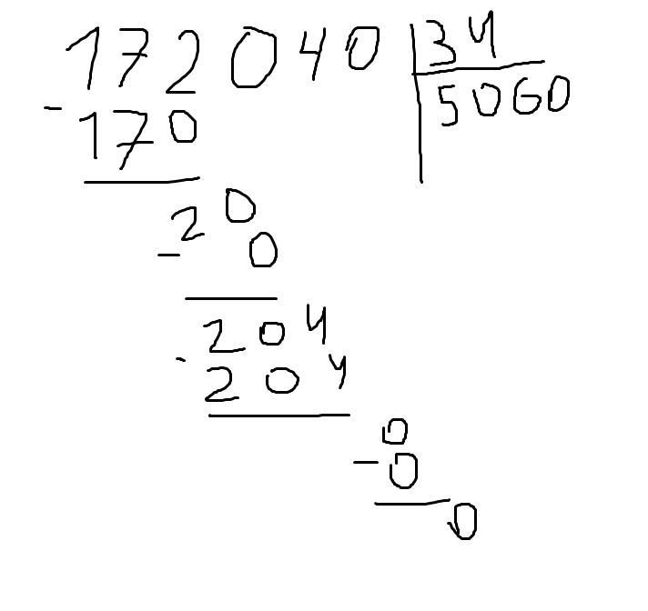 34 делить. Деление столбиком 172040:34. Деление в столбик 172040 разделить на 34. 17238 34 Столбиком. 172040 34 В столбик.