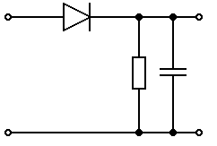 Типовая схема АМ детектора