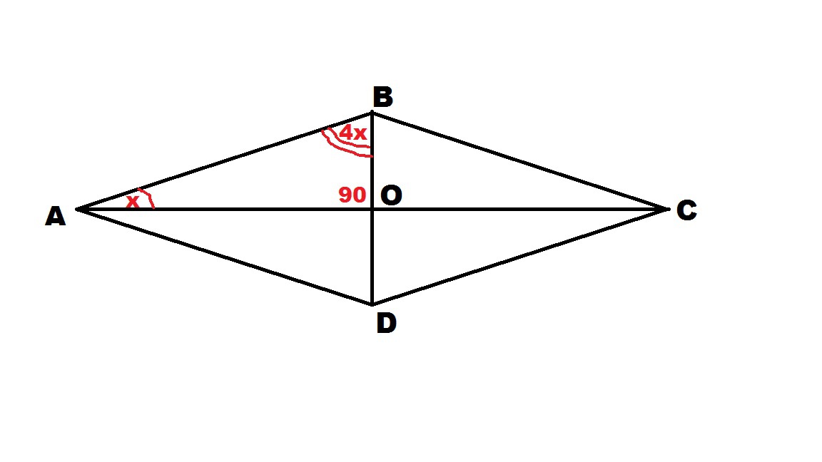 Найдите угол oab. Углы образованные диагоналями ромба. Диагонали ромба с одной стороной. Углы диагонали ромба образуют с его сторонами. Ромб с углом 45 градусов.