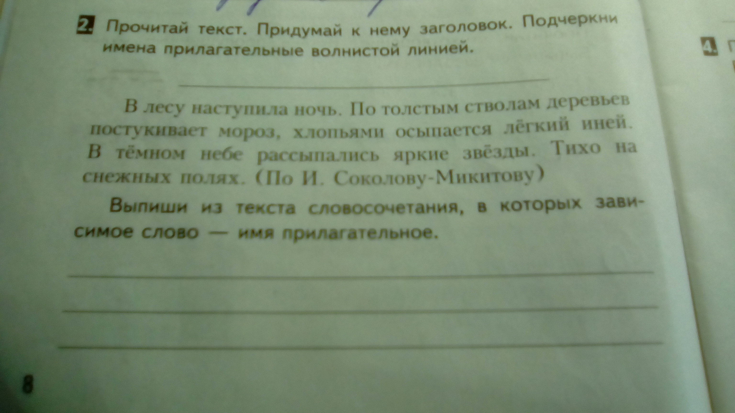 Прочитай текст придумай заголовок составь план определи тип текста у веры был бельчонок рыжик