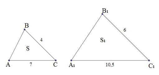 Треугольники авс и а1в1с1 подобны причем. В треугольниках АВС И а1в1с1. Треугольники АВС И а1. Треугольник АВС И треугольник а1в1с1 подобны и их сходственные стороны. Два треугольника АВС И а1в1с1.