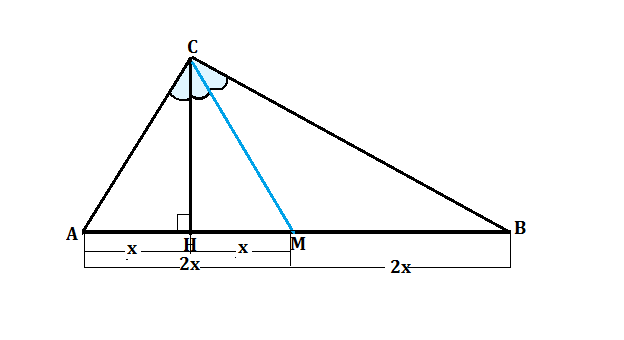Высота ам треугольника. В треугольнике ABC высота Ch. Высоту Ch треугольника. Высота и Медиана делят угол на три равные. Медиана треугольника делит угол на равные части?.