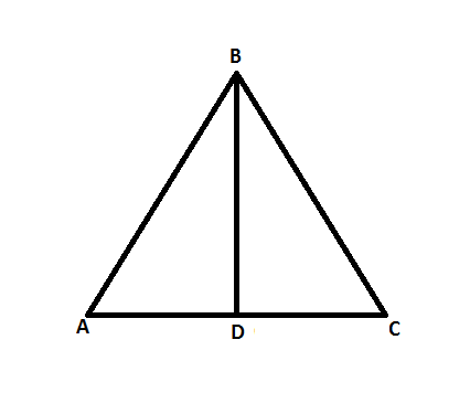 Высота bd делит. Высота делит основание пополам. Что делит основание треугольника пополам. В треугольнике ABC высота bd делит угол ABC пополам. Силуэт жука из восьми равнобедренных треугольников.