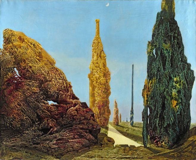 Макс Эрнст. Одинокое дерево. 1940. Холст, масло. Музей Тиссена-Борнемисы, Мадрид