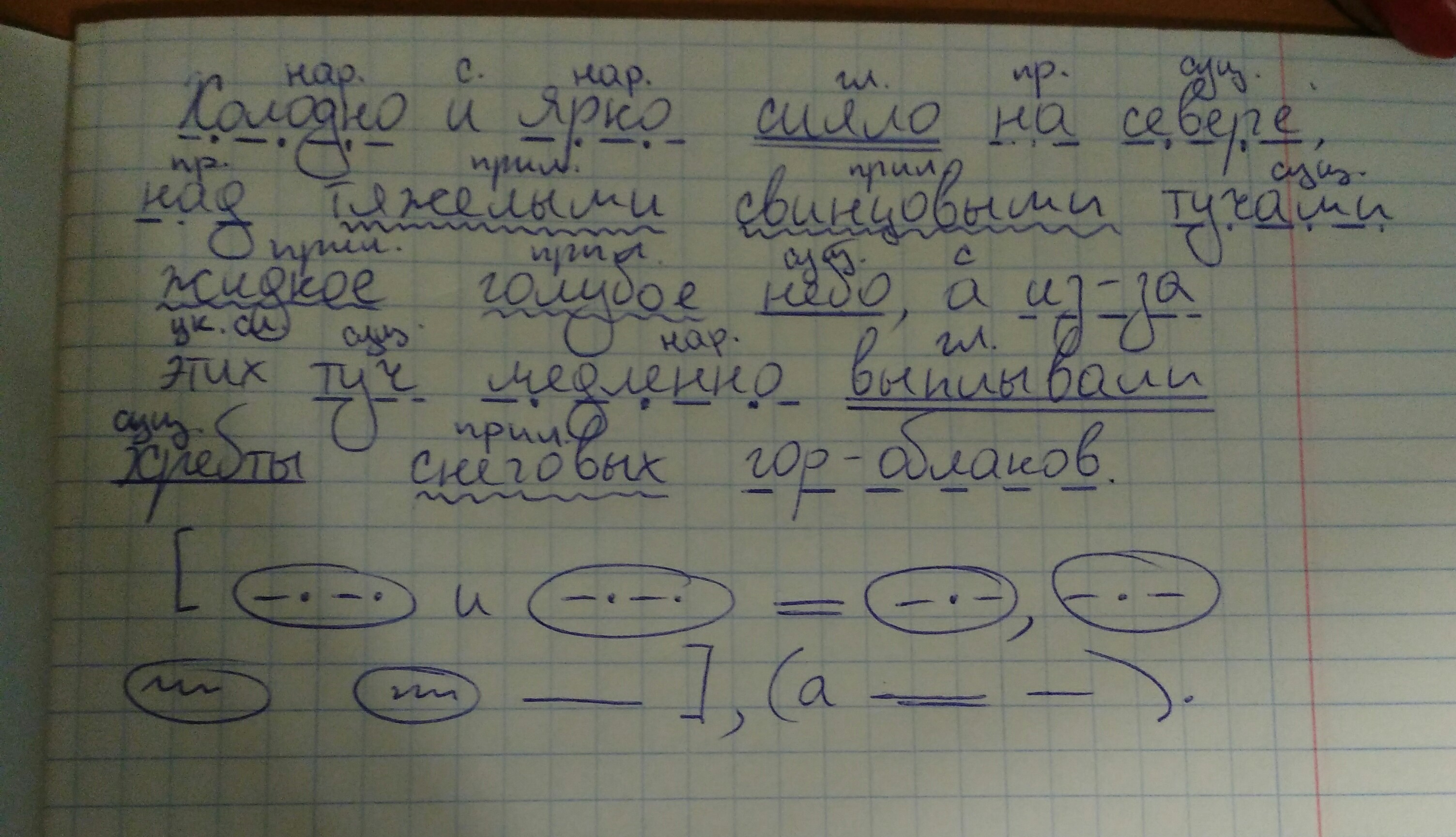 5 предложений с цифрой 4. Под цифрой 4. Предложение под цифрой 4. Холодно разбор под цифрой 4. Небо ярко голубое разбор предложение.