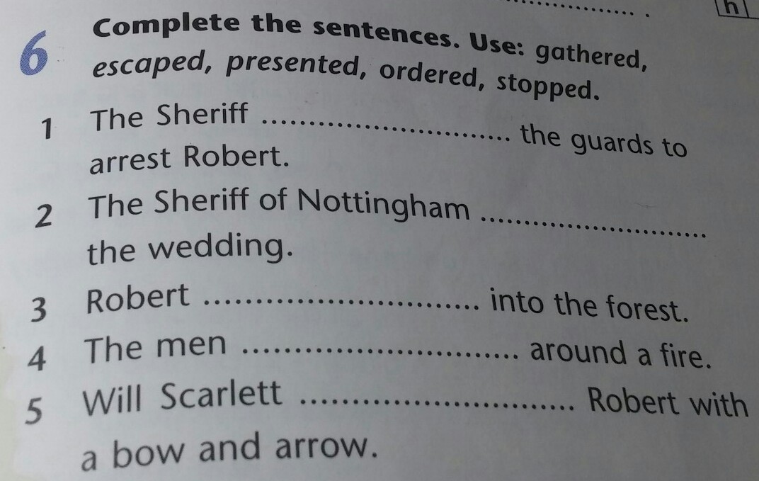 Complete the sentences use i shall