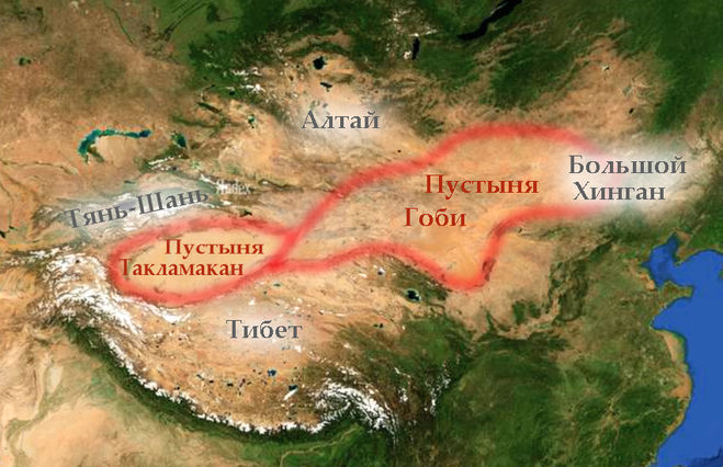 На каком материке находится великая китайская. Пустыня Гоби на карте. Пустыня Гоби и Хинган на карте. Плоскогорье Гоби на карте. Хребет большой Хинган на карте.