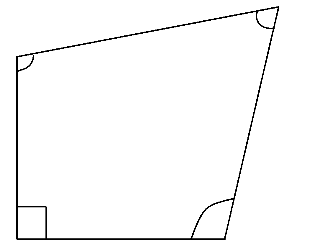 Рисунки с острыми углами. Четырехугольник у которого 1 угол прямой 1 острый и 2 тупых. Четырехугольник 1 прямой угол 1 острый и 2 тупых угла. Четырёхугольник у которого один угол прямой один острый и 2 тупых.