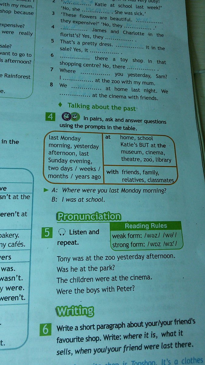 Answer the questions as in the example. Ask questions using the answers. Answer the questions use ответы. In pairs answer the questions перевод на русский. In pairs ask and answer questions using the prompts in the Table придумать 7 вопросов.