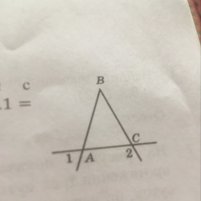 Треугольник с основанием ac. Треугольник АБЦ равнобедренный угол 1 углу 2. АВС равнобедренный с основанием АС.определите угол 2. АВС равнобедренный с основанием АС 1 64. ABC равнобедренный треугольник ACОСНОВАНИЕ<1=<2.