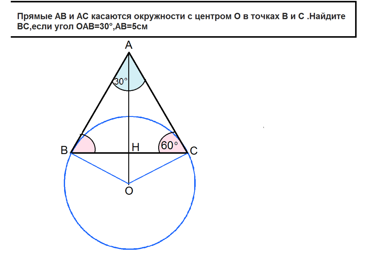 На рисунке 62 прямая вс касается окружности с центром о в точке в найдите угол