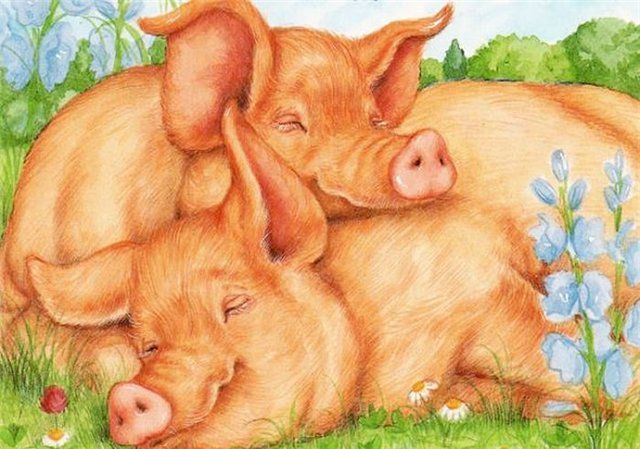 поделка свинка своими руками,картинки для декупажа свинья, кабан, поросенок, поделки к Новому году 2019