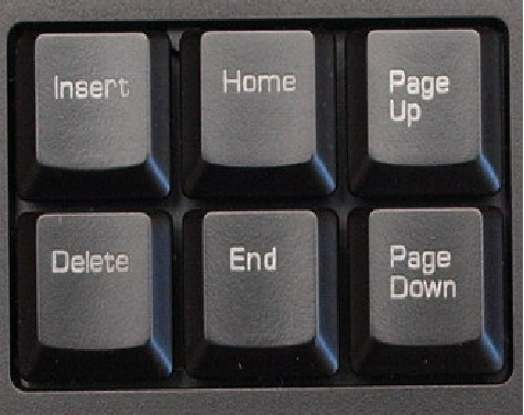 Где клавиша insert