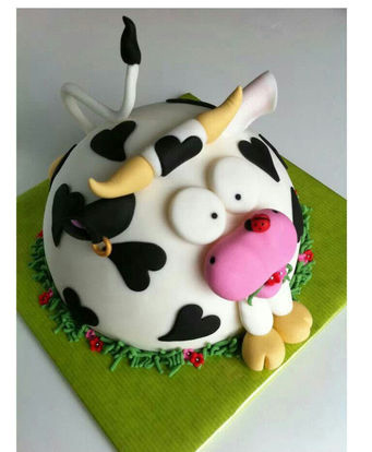 торт-корова 2D