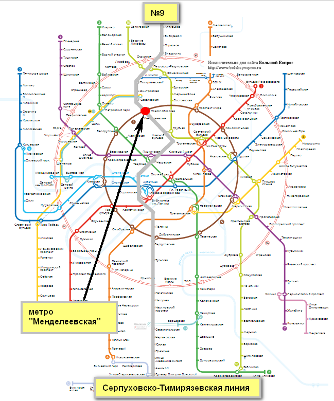 Метро аннино на схеме показать