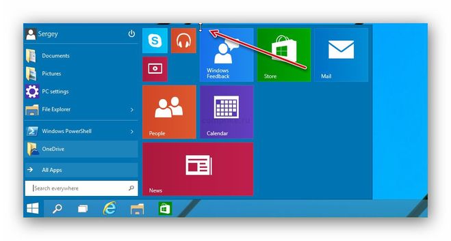 Как в Windows 10 сделать меню Пуск на весь экран?