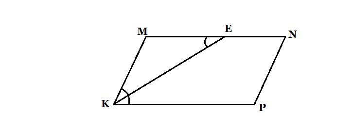 Найдите сторону kp. Биссектриса параллелограмма отсекает равнобедренный треугольник. В параллелограмме KMNP проведена биссектриса угла к. Параллелограмм КМНП. В параллелограмме KMNP проведена биссектриса угла MKP.