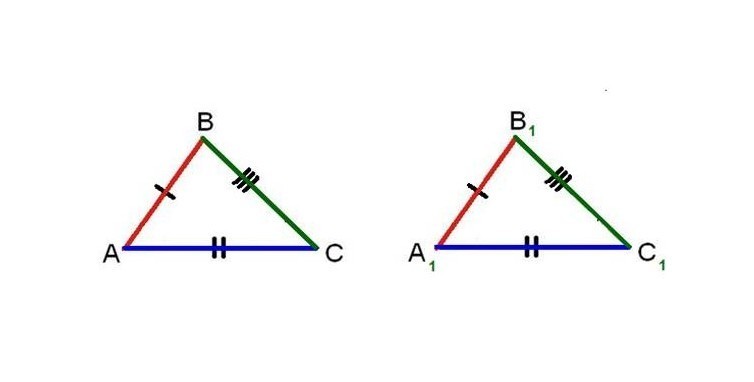1 равные треугольники. 1 Признак равенства треугольников рисунок. Первый признак равенства треугольников рисунок. Равные треугольники рисунок. Рисунок первый признак равенствп треуг.