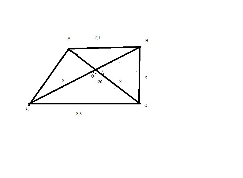 Диагонали ac и bd пересекаются. Диагональ трапеции косинус. Тропециядиогональ с оскованием аб. Симметрично диагонали АС. Диагонали трапеции ABCD С основаниями ab и CD пересекаются в точке o.