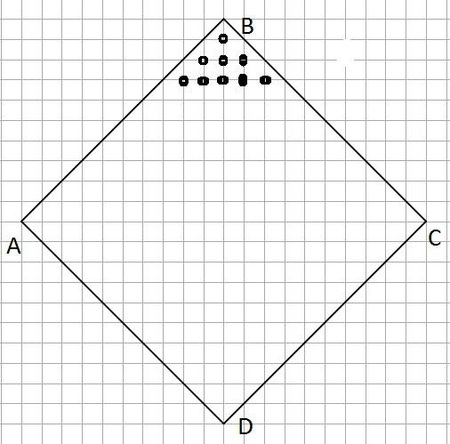Диагональ на клетчатой бумаге. Как посчитать клетки по диагонали. Клетка в диагональ. Как посчитать клеточки по диагонали. 3 Клетки по диагонали.