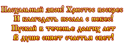 красиво написать Христос воскрес поздравляю с Пасхой